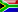 Flag of South Africa.